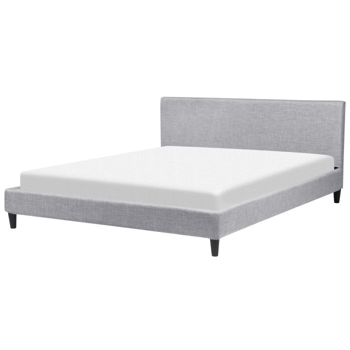 Fabric EU Super King Size Bed Grey FITOU