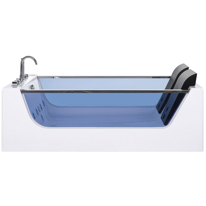 Whirlpool Bath with LED 1800 x 1200 mm White CURACAO