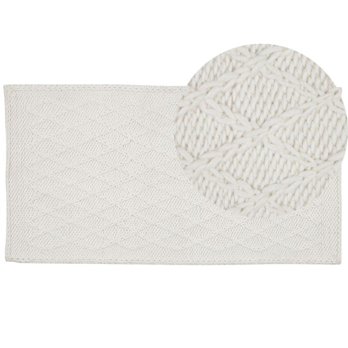 Area Rug 80x150cm Off - White