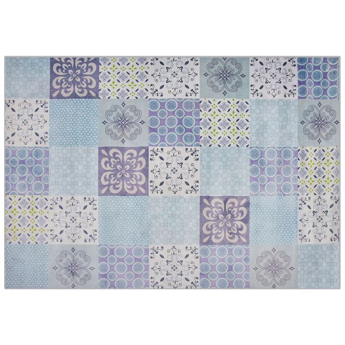 Area Rug Mosaic Pattern 160x230cm Multicolour