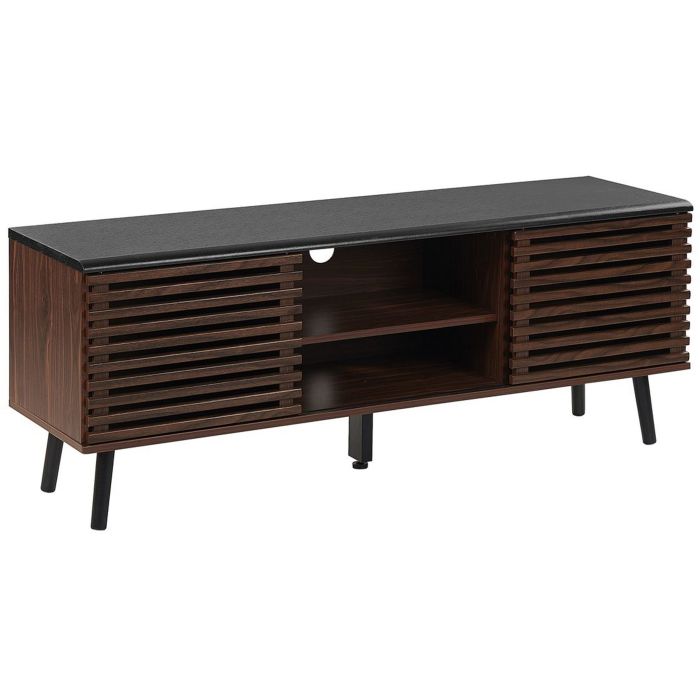 TV Stand Dark Wood PERTH