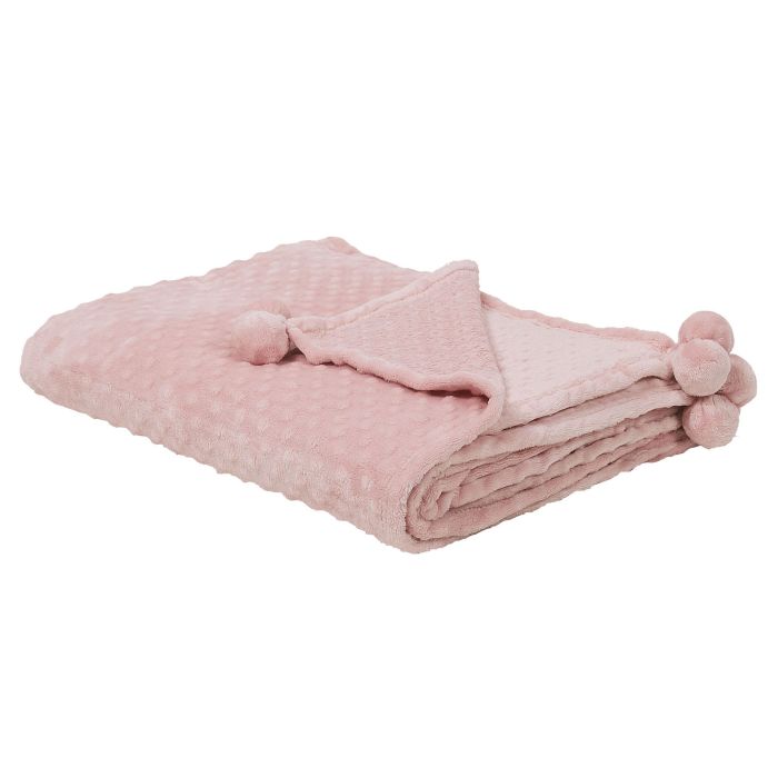 Blanket 150 x 200 cm Pink SAMUR