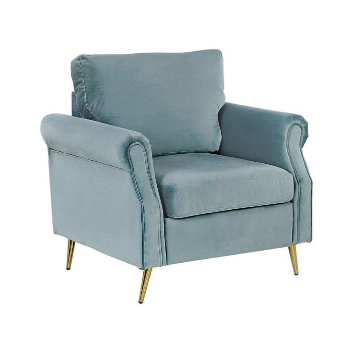 Velvet Armchair Mint Green VIETAS