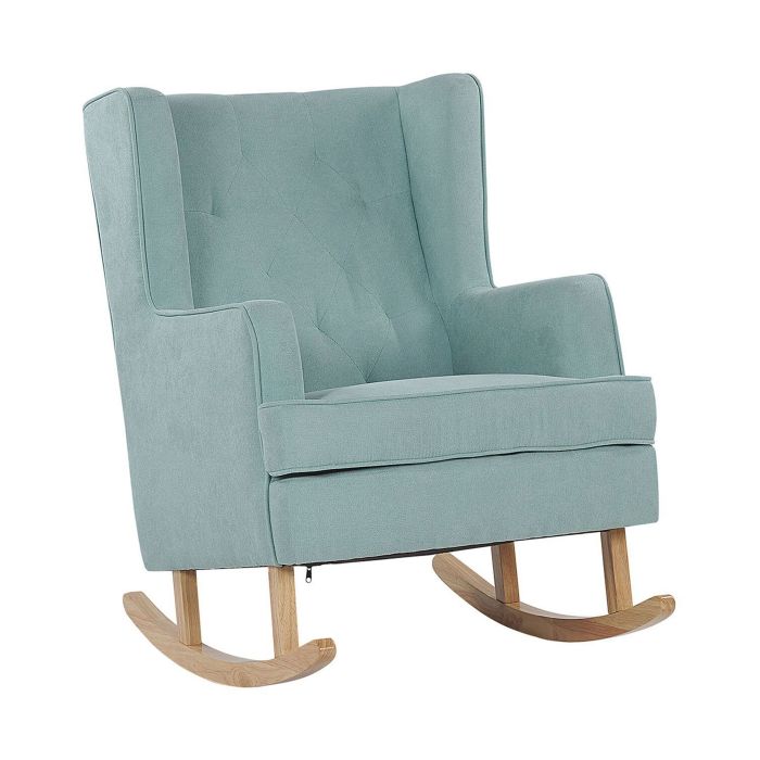 Fabric Rocking Chair Mint Green TRONDHEIM II