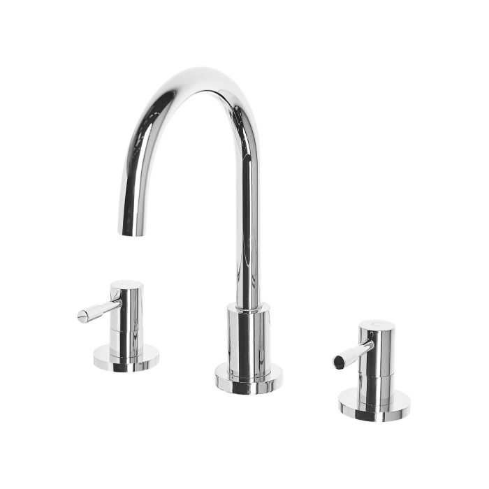 3 Hole Bathroom Basin Tap Silver SIPI