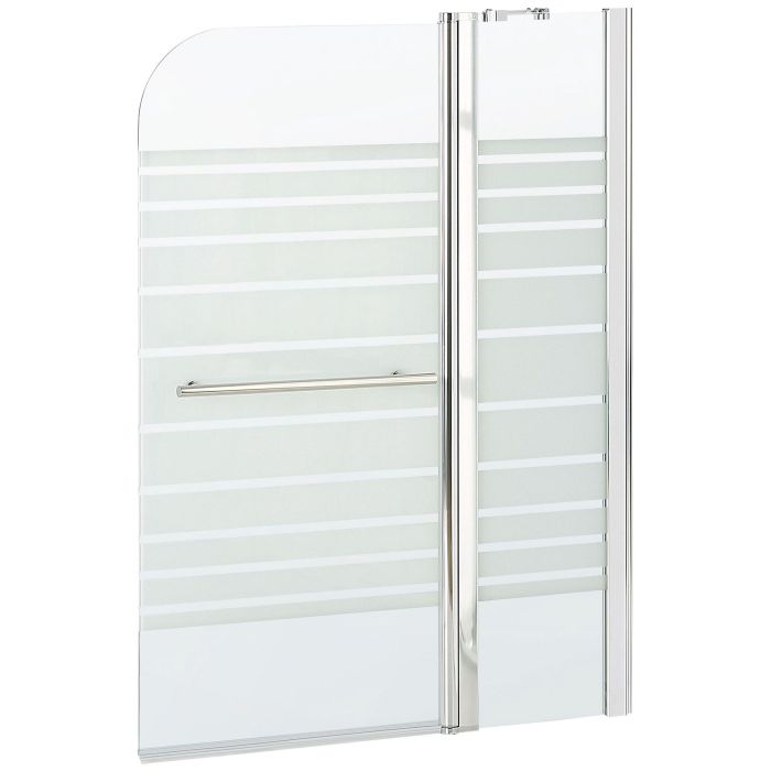 Tempered Glass Shower Bath Screen 140 x 120 cm TUAPI