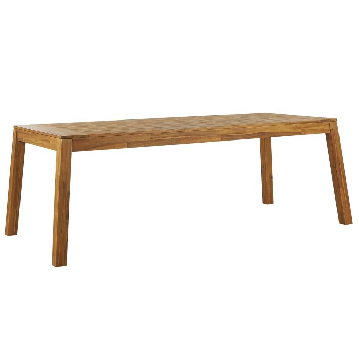 Acacia Garden Dining Table 210 x 90 cm Light Wood LIVORNO