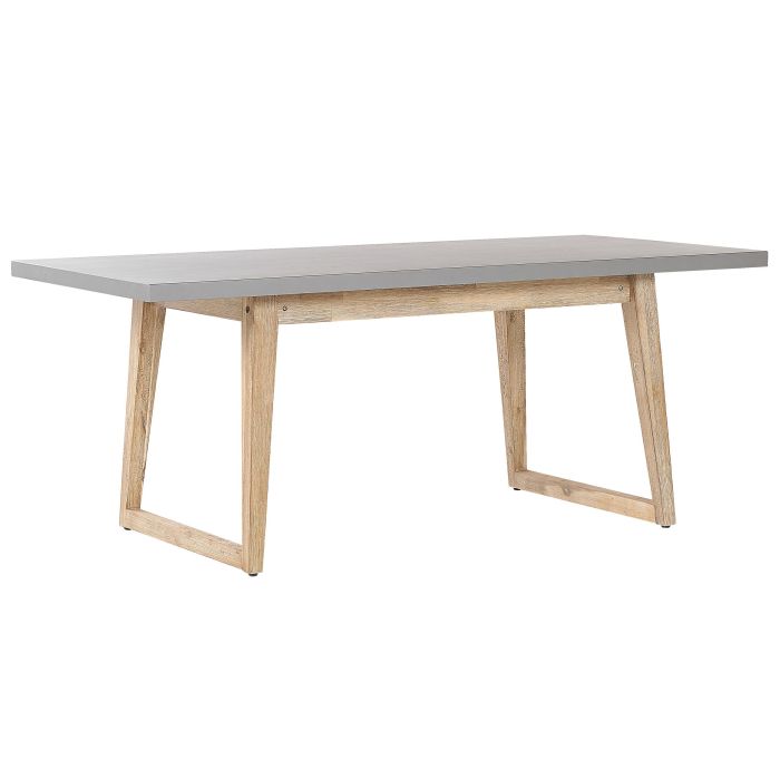 Concrete Garden Table 180 x 90 cm Grey ORIA