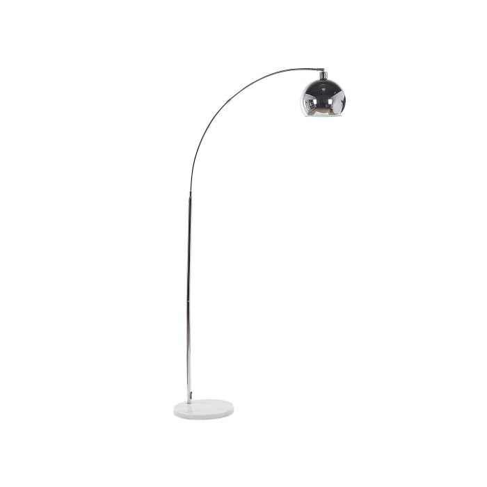 Metal Floor Lamp Silver PAROO