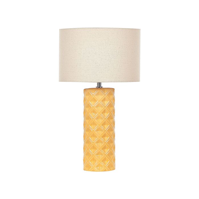Ceramic Table Lamp Yellow BALONNE