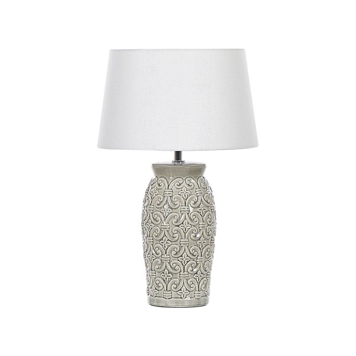 Ceramic Table Lamp Grey KHOPER