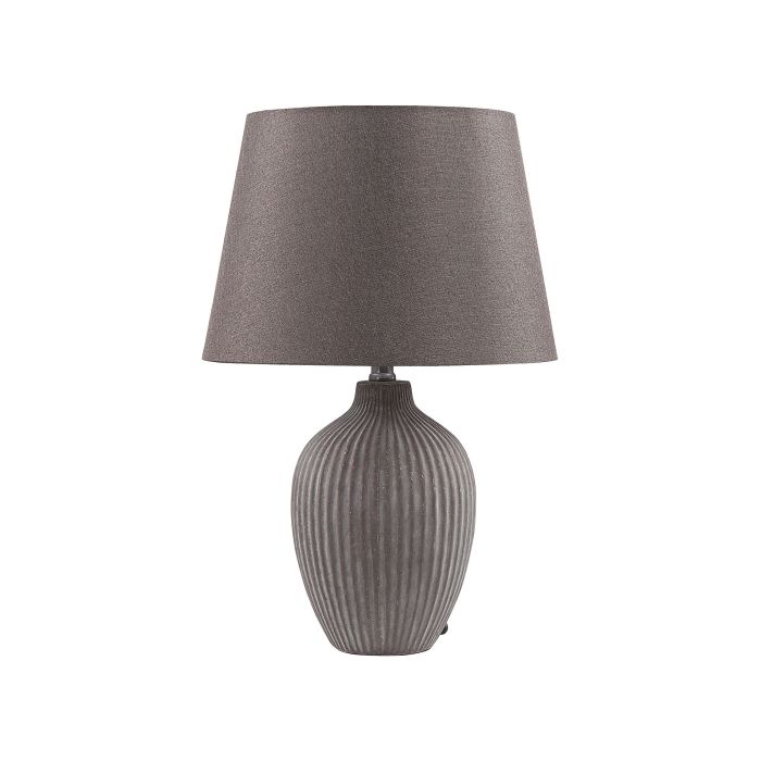Ceramic Table Lamp Brown FERGUS