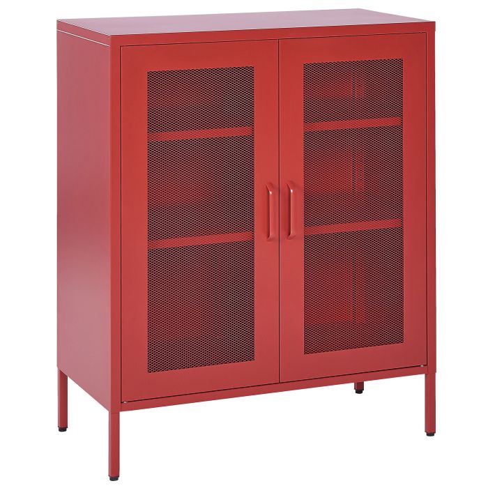 Steel Sideboard Red WAKATIPU