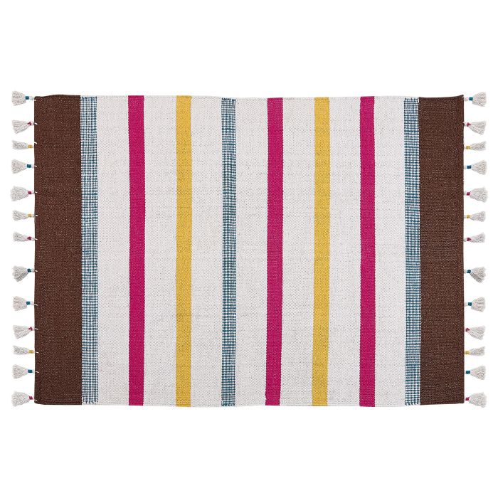 Cotton Area Rug 160x230cm Multicolour