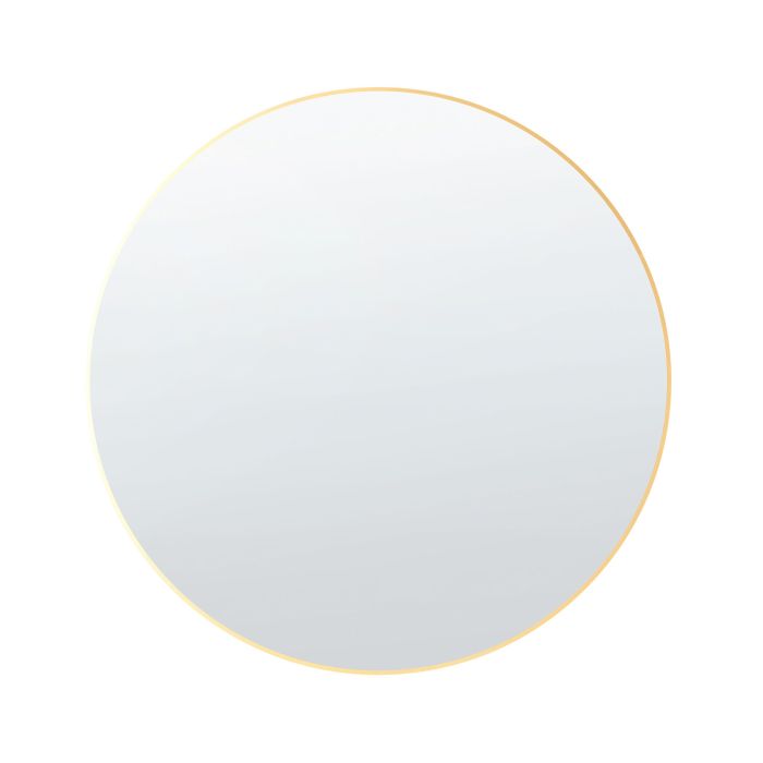Round Wall Mirror 80x80cm Gold
