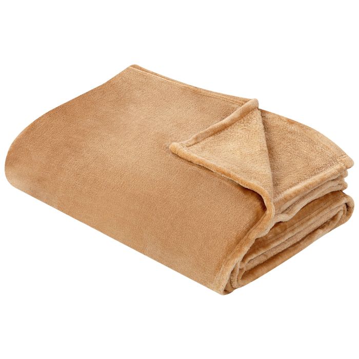 Blanket 150 x 200 cm Sand Beige BAYBURT
