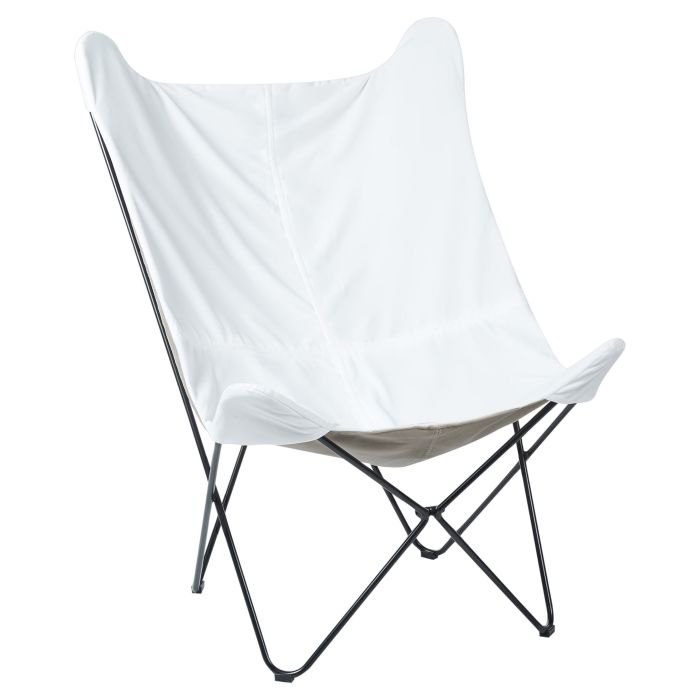 Velvet Armchair White NYBRO