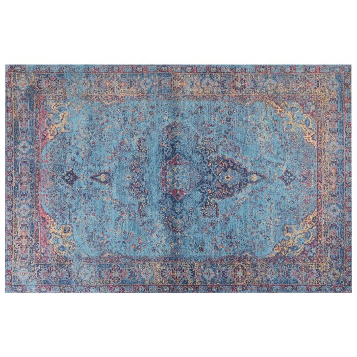 Cotton Area Rug 200x300cm Blue
