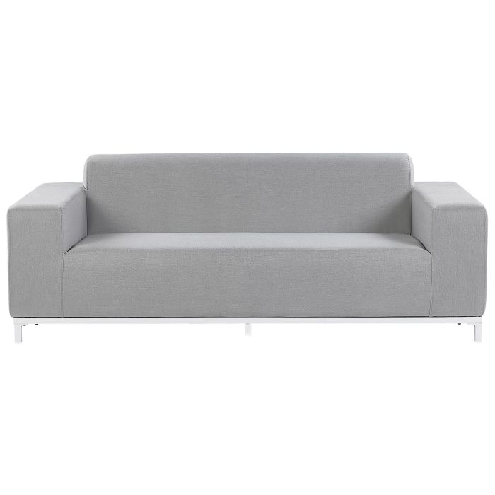Garden Sofa Light Grey with White ROVIGO