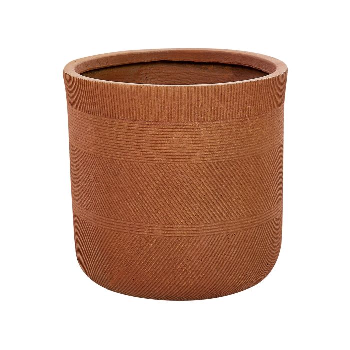 Plant Pot ⌀ 36 cm Golden Brown VOULA