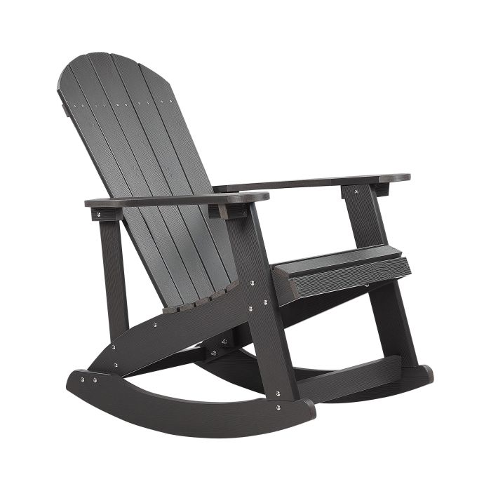 Garden Rocking Chair Dark Grey ADIRONDACK
