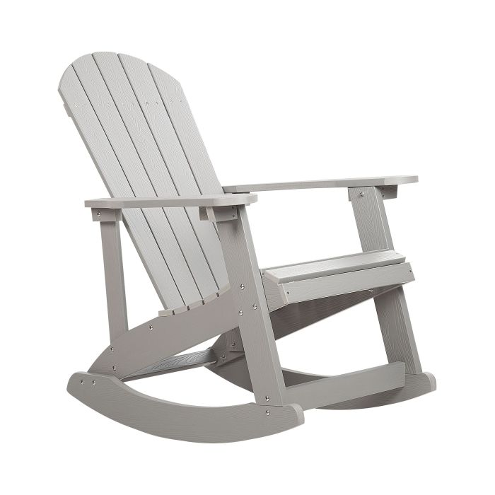 Garden Rocking Chair Light Grey ADIRONDACK