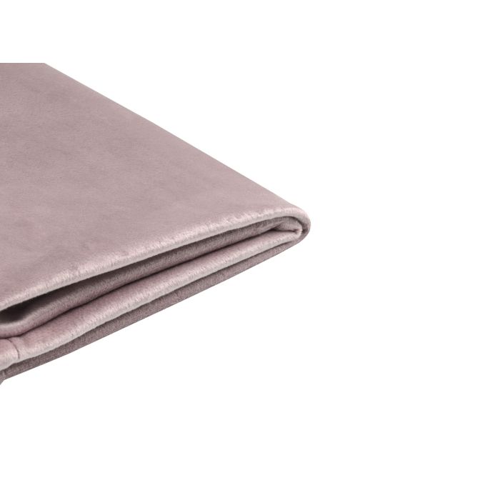 Velvet EU Single Size Bed Frame Cover Pink for Bed FITOU