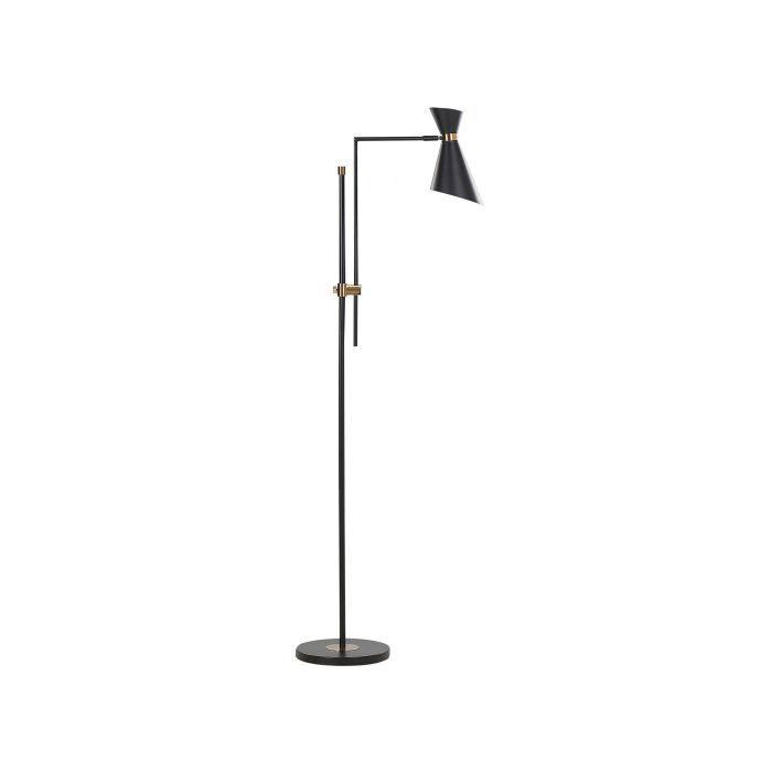 Metal Floor Lamp Black MELAWI