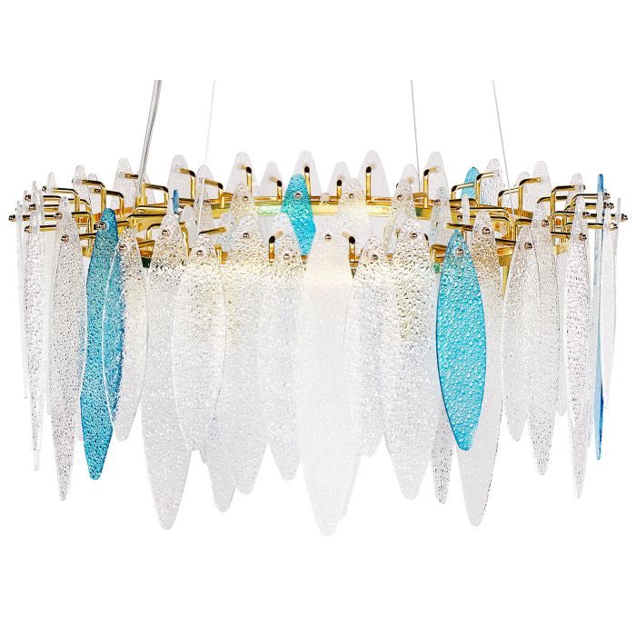 Glass Chandelier Multicolour MALACCA