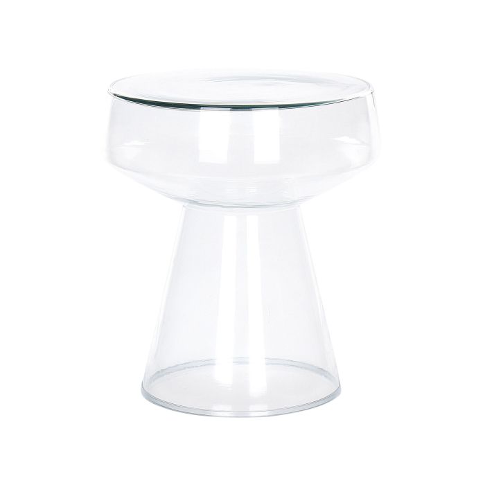Glass Side Table Transparent LAGUNA