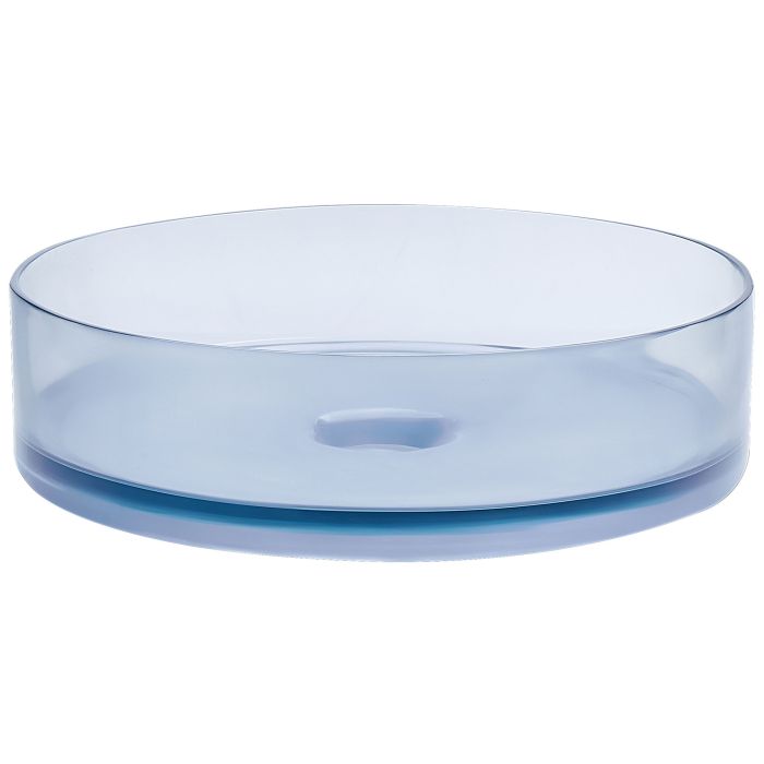 Round Countertop Basin ⌀ 360 mm Blue TOLOSA