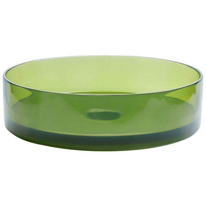 Round Countertop Basin ⌀ 360 mm Green TOLOSA