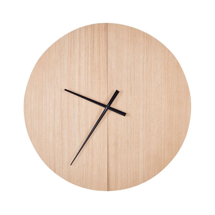 Wall Clock 60cm Light Wood