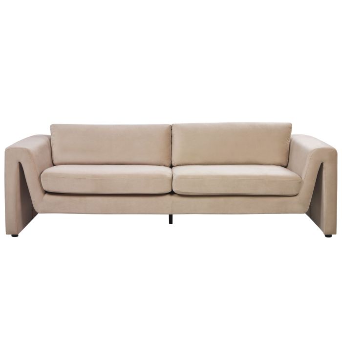 Velvet Sofa Beige MAUNU