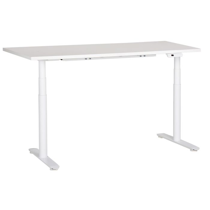 Electric Adjustable Standing Desk 160 x 72 cm White DESTINAS