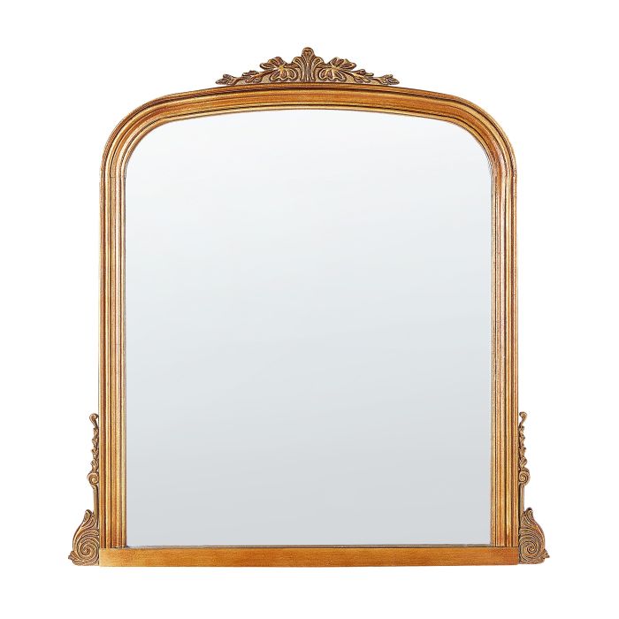 Metal Wall Mirror 75x78cm Gold