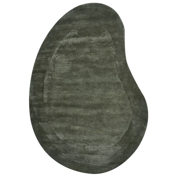 Viscose Area Rug 160x230cm Green