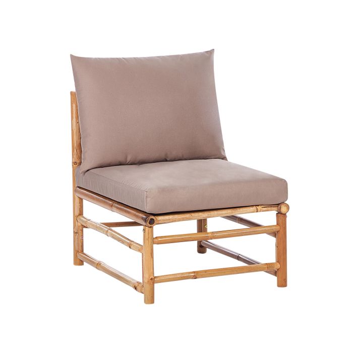 Bamboo Garden 1-Seat Section Taupe CERRETO