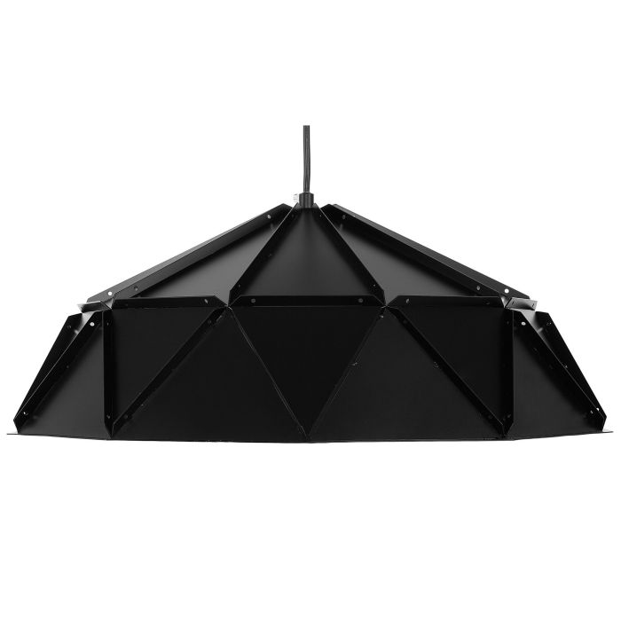 Metal Pendant Lamp Black SENIA