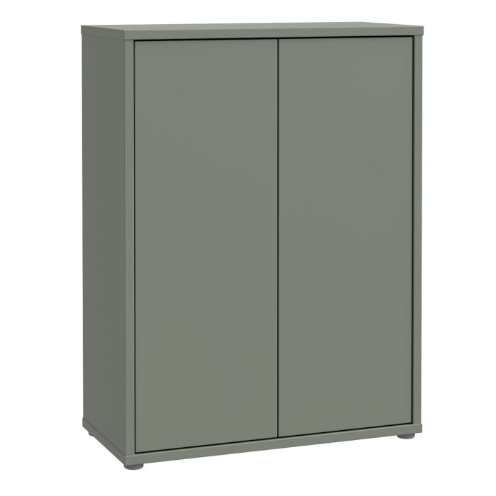 AVELINE Shoe Cabinet with 2 Push to Open Doors - Sage Green