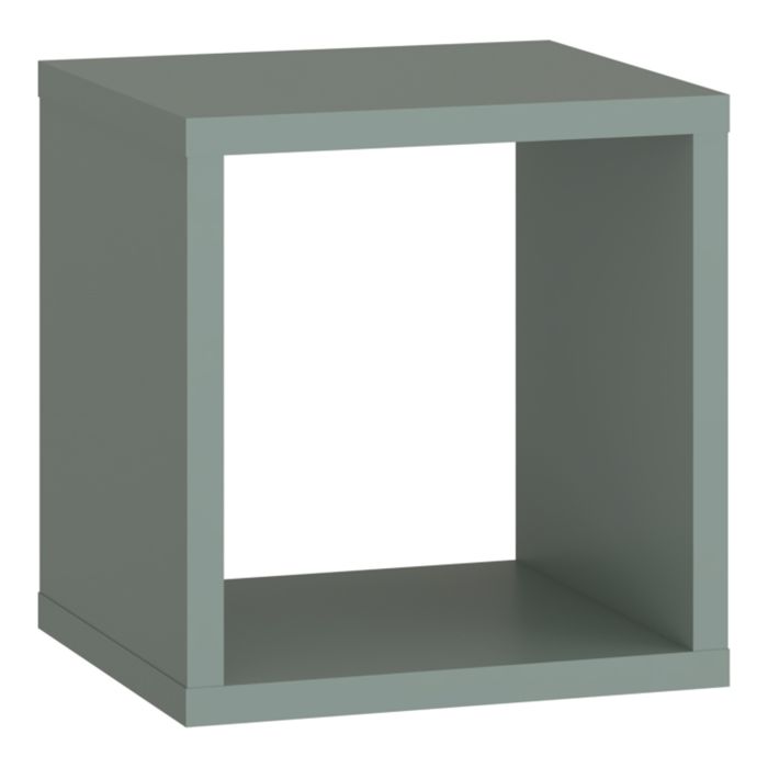 LORYTH Open Bedside Table Storage Unit - Sage Green