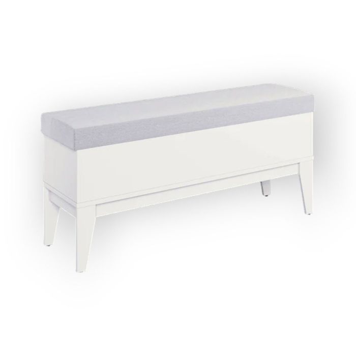 Palazzo Ottoman Bench - White