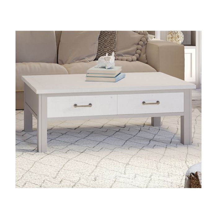 Ronald Grey Range Coffee Table With Four Drawers