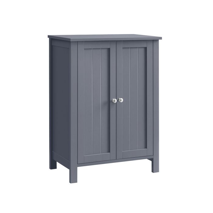Bathroom Cabinet - VERON Double Door Flint Grey