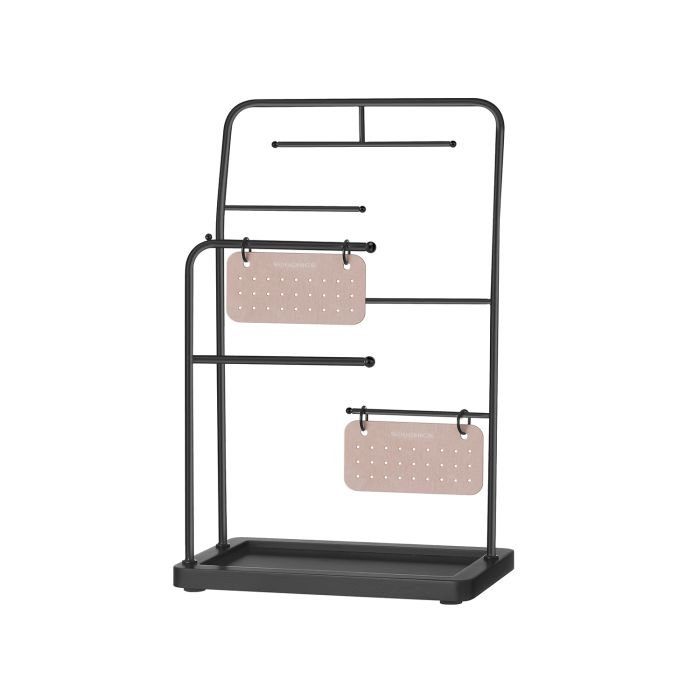 Jewellery Stand - AVOLIA 6 Hanging Rod Display - Black