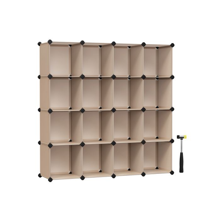 16-Cube Storage Unit Camel Brown