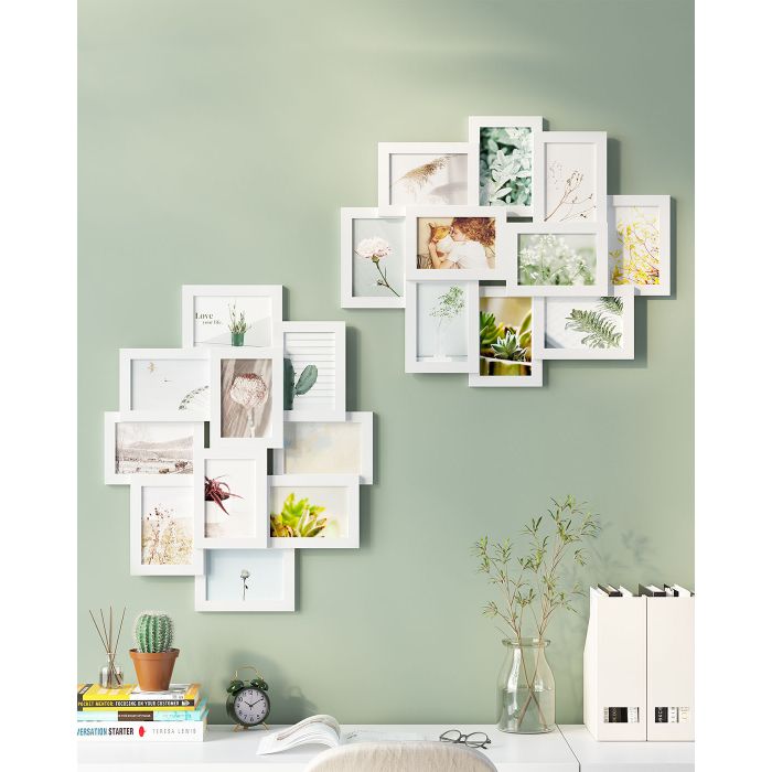 Picture Frame - ZARNIA Collage 10-Opening 4x6 MDF - White