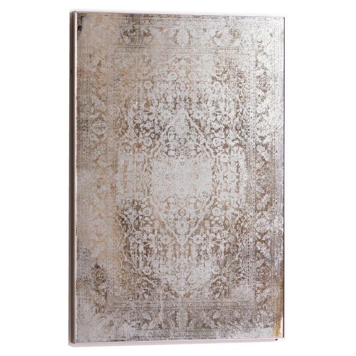Antique Etched foxed Wall Art Mirror - Handcrafted
