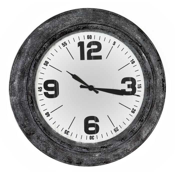 Roco Wall Clock - Silver