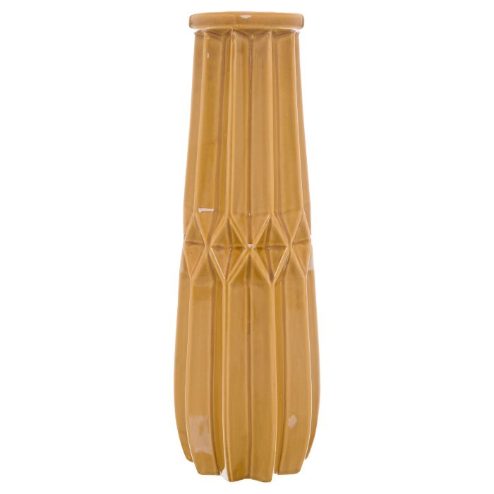 Owen Collection Tall Ochre Vase